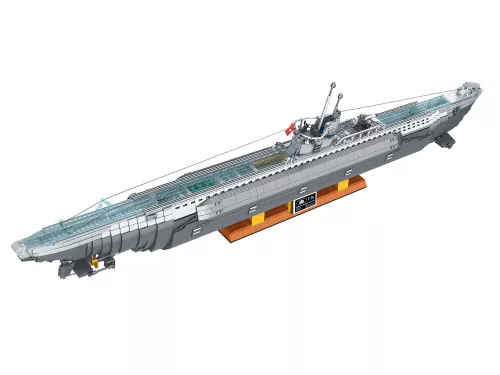 Revell Brick System U-Boot "Das Boot" – 1:56 tengeralattjáró építőkocka-készlet