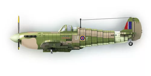 Revell Brick System Iron Maiden Spitfire Mk.II "Aces High" – 1:18 repülőgép építőkocka-készlet