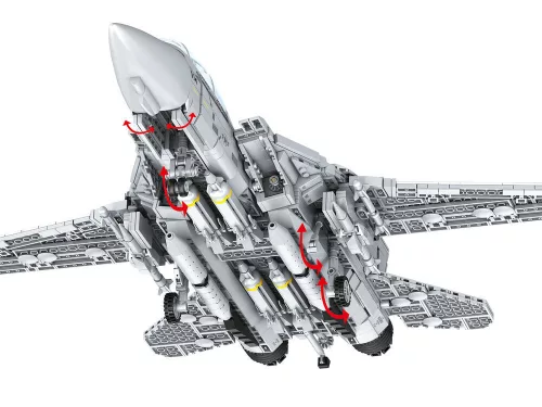 Revell Brick System Maverick's F-14A Tomcat "Top Gun" – 1:32 repülőgép építőkocka-készlet