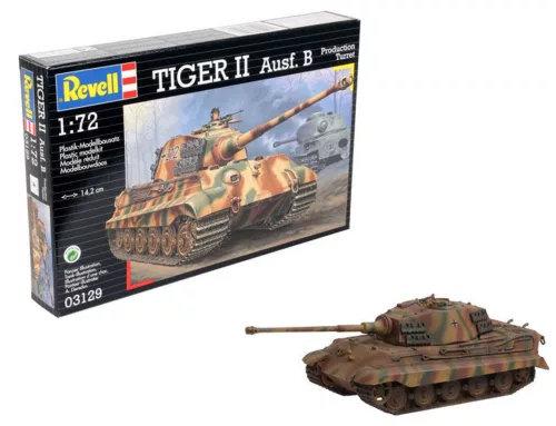 Revell Tiger II Ausf. B – 1:72 harckocsi makett