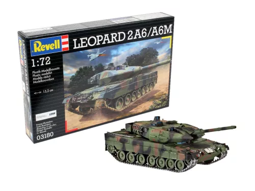 Revell Leopard 2A6/A6M – 1:72 harckocsi makett
