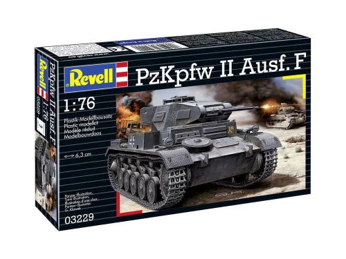 Revell PzKpfw II Ausf. F – 1:76 harckocsi makett