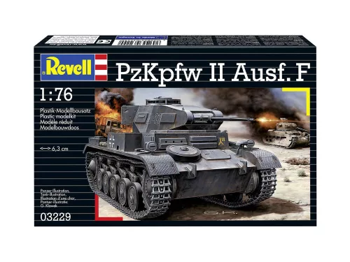Revell PzKpfw II Ausf. F – 1:76 harckocsi makett