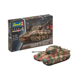   Revell TigerII Ausf.B (Henschel Turret) – 1:35 harckocsi makett