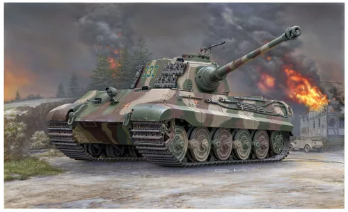 Revell TigerII Ausf.B (Henschel Turret) – 1:35 harckocsi makett