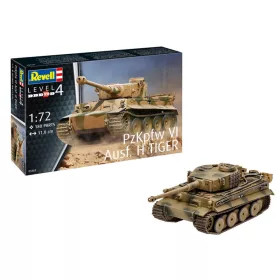 Revell PzKpfw VI Ausf. H TIGER – 1:72 harckocsi makett