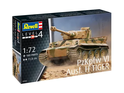 Revell PzKpfw VI Ausf. H TIGER – 1:72 harckocsi makett