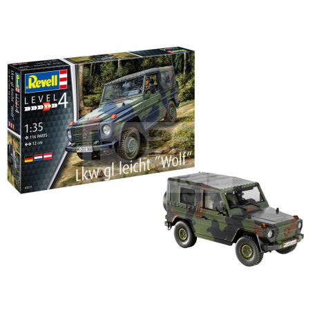 Revell Lkw gl leicht Wolf 1:35 harcjármű makett 03277R