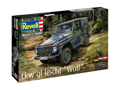 Revell Lkw gl leicht "Wolf" – 1:35 katonai terepjáró makett