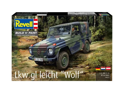 Revell Lkw gl leicht "Wolf" – 1:35 katonai terepjáró makett