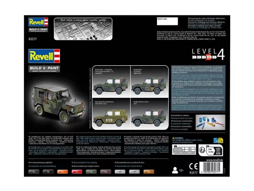 Revell Lkw gl leicht "Wolf" – 1:35 katonai terepjáró makett