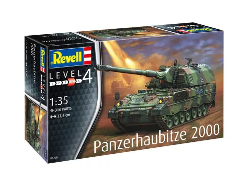 Revell Panzerhaubitze 2000 – 1:35 harcjármű makett