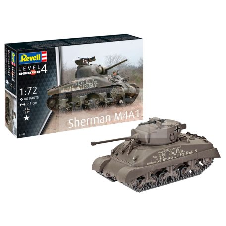 Revell Sherman M4A1 1:72 harcjármű makett 03290R