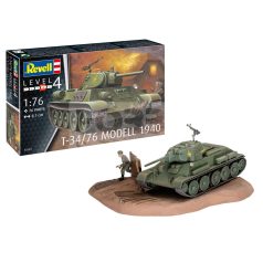 Revell T-34/76 Modell 1940 1:76 harcjármű makett 03294R