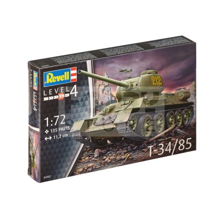 Revell T-34/85 1:72 harcjármű makett 03302R