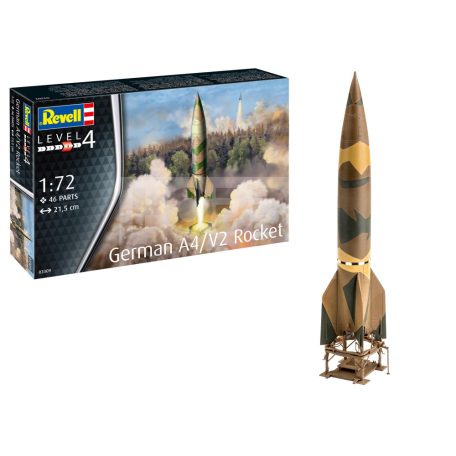 Revell German A4:V2 Rocket 1:72 repülő makett 03309R