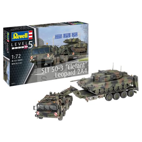 Revell SLT 50-3 "Elefant" + Leopard 2A4 1:72 harcjármű makett 03311R