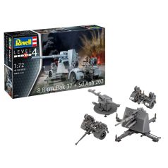   Revell 88 cm Flak 37 + Sd.Anh.202 1:72 harcjármű makett 03325R
