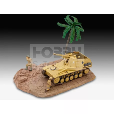 Revell First Diorama Set - Sd.Kfz. 124 Wespe 1:76 harcjármű makett 03334R