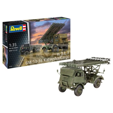 Revell BM-13-16 a WOT 8-on 1:35 harcjármű makett 03338R