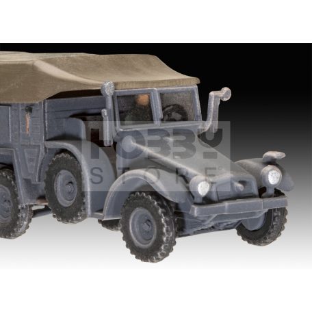Revell Krupp Protze KFZ 69 with 3,7cm Pak 1:76 harcjármű makett 03344R