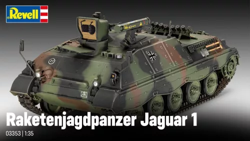 Revell Raketenjagdpanzer Jaguar 1 – 1:35 páncélvadász makett