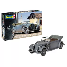 Revell Typ 320 (W142) Cabriolet – 1:35 autó makett