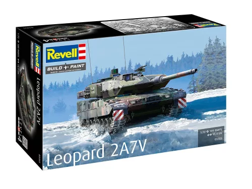 Revell Leopard 2 A7V – 1:72 harckocsi makett