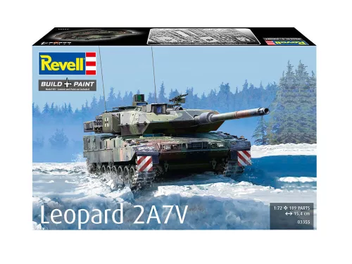 Revell Leopard 2 A7V – 1:72 harckocsi makett