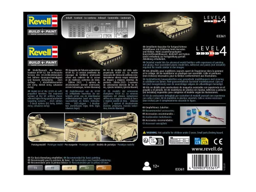 Revell M109 A2 – 1:72 harcjármű makett