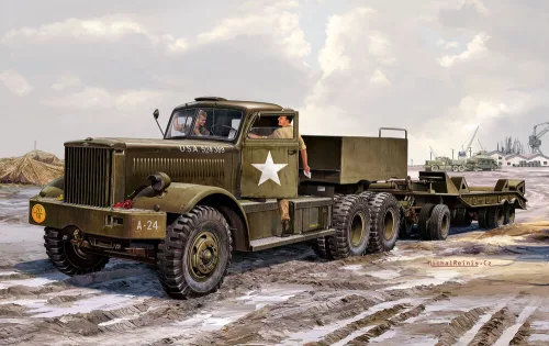 Revell M19 Tank Transporter – 1:76 katonai járműszállító makett