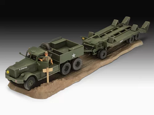 Revell M19 Tank Transporter – 1:76 katonai járműszállító makett
