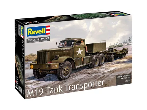 Revell M19 Tank Transporter – 1:76 katonai járműszállító makett