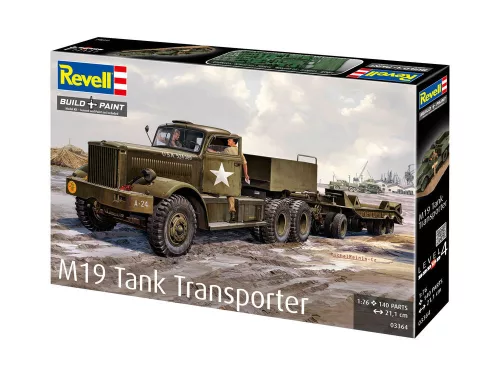 Revell M19 Tank Transporter – 1:76 katonai járműszállító makett