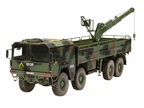 Revell MAN 10t milgl truck 8x8 – 1:35 katonai teherautó makett