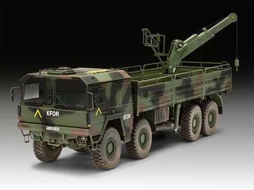 Revell MAN 10t milgl truck 8x8 – 1:35 katonai teherautó makett