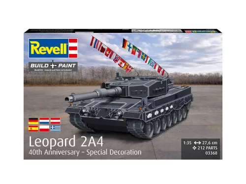 Revell Leopard 2A4 (40th Anniversary Special Livery) – 1:35 harckocsi makett