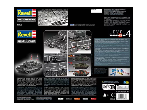 Revell Leopard 2A4 (40th Anniversary Special Livery) – 1:35 harckocsi makett