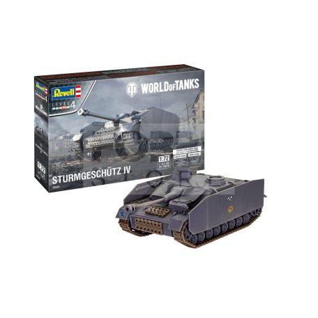 Revell Sturmgeschütz IV (World of Tanks) 1:72 harcjármű makett 03502R