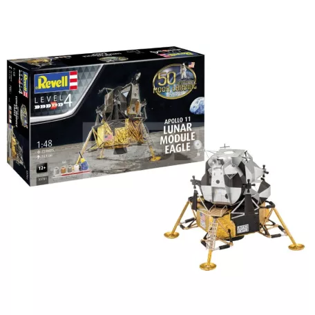 Revell Apollo 11 Lunar Module Eagle (50 Years Moon Landing) 1:48 űrhajó makett 03701R