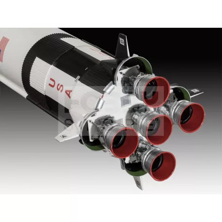 Revell Apollo 11 Saturn V Rocket (50 Years Moon Landing) 1:96 űrhajó makett 03704R