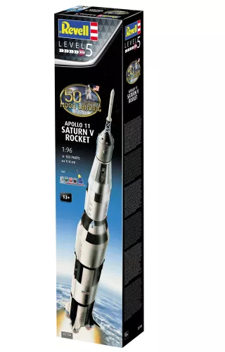 Revell Apollo 11 Saturn V Rocket – 1:96 űreszköz makett