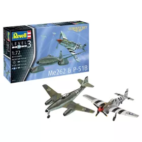   Revell Combat Set Me262 & P-51B – 1:72 repülőgép makett szett