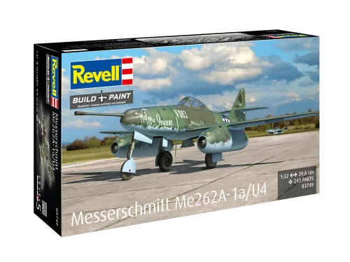 Revell Messerschmitt Me262A-1a/U4 – 1:32 repülőgép makett