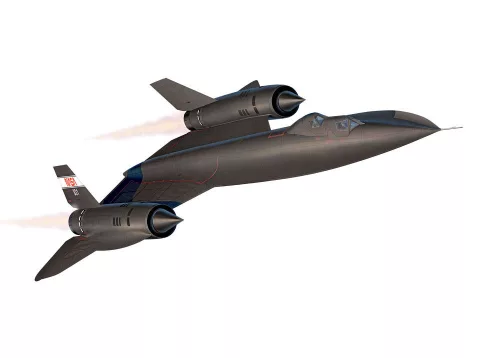 Revell Lockheed SR-71B Blackbird – 1:48 repülőgép makett