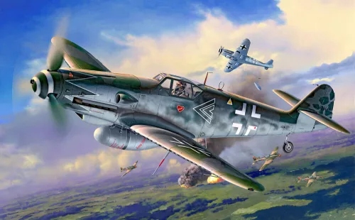 Revell Messerschmitt Bf109G-10 Erla – 1:32 repülőgép makett