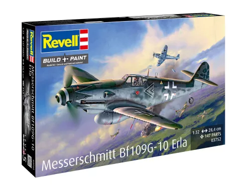 Revell Messerschmitt Bf109G-10 Erla – 1:32 repülőgép makett