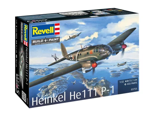 Revell Heinkel He 111P-1 – 1:32 repülőgép makett