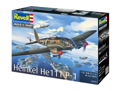 Revell Heinkel He 111P-1 – 1:32 repülőgép makett