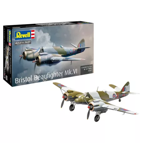 Revell Bristol Beaufighter Mk. VI 1:48 repülőgép makett 03767R